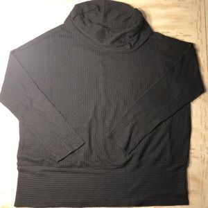 Akemi and Kin Anthropologie black long sleeve cowl neck sweater, size L